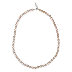 Collana in argento con Perla di Acqua Dolce (TPC)