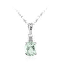 Collana in argento con Ametista Verde