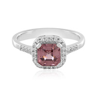 Anello in argento con Zircone Rosa