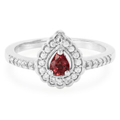 Anello in argento con Rubino Malawi