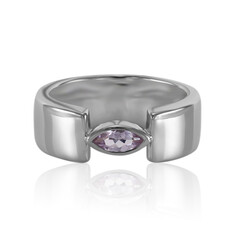 Anello in argento con Topazio Rosa Ouro Preto