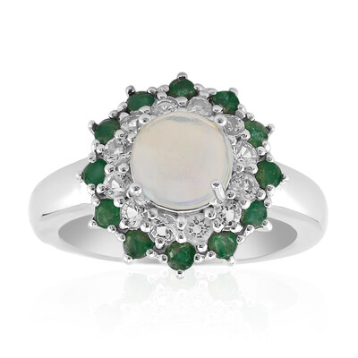 Anello in argento con Opale di Welo