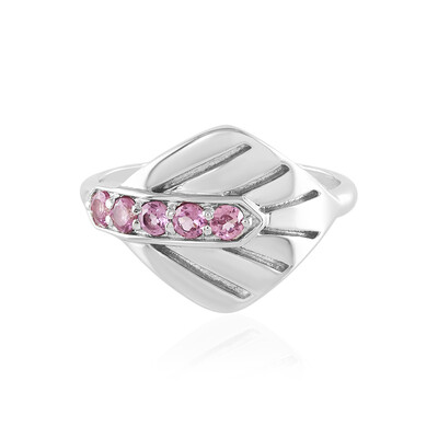Anello in argento con Granato Malaya