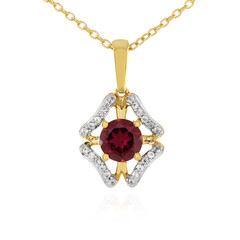 Collana in argento con Granato Lindi