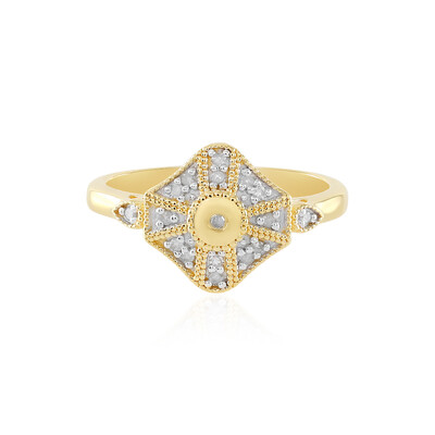 Anello in argento con Diamante I2 (J)