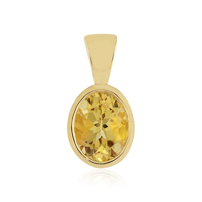 Ciondolo in argento con Berillo Giallo