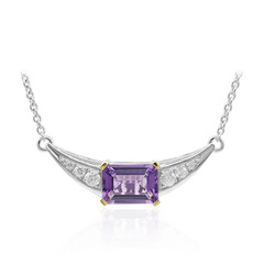 Collana in argento con Ametista (Remy Rotenier)