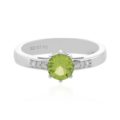 Anello in argento con Peridoto