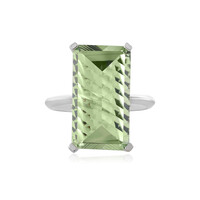 Anello in argento con Ametista Verde