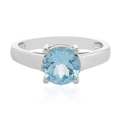 Anello in argento con Topazio Blu Cielo