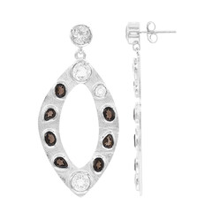 Orecchini in argento con Quarzo Bianco