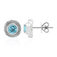 Orecchini in argento con Apatite Blu (Pallanova)