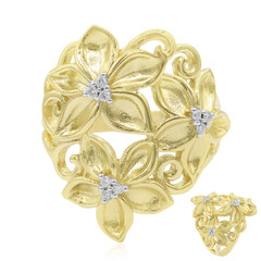 Anello in argento con Diamante I1 (G)