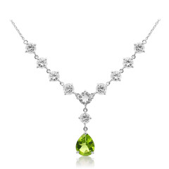 Collana in argento con Peridoto