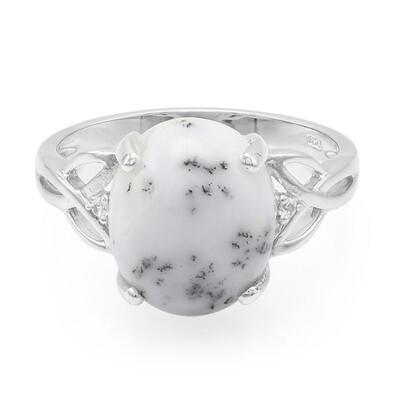 Anello in argento con Agata Dendritica