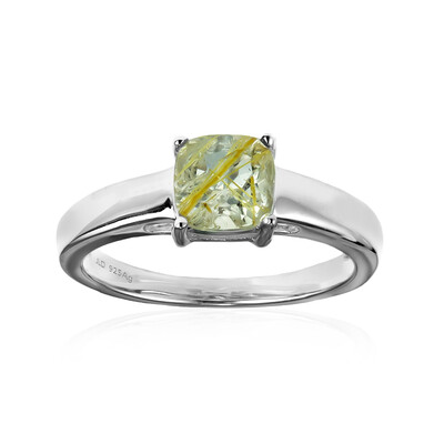 Anello in argento con Quarzo Rutilato