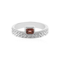 Anello in argento con Zircone Rosa