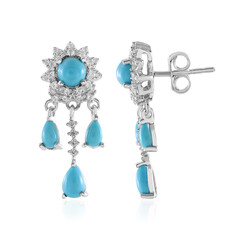Orecchini in argento con Turchese Sleeping Beauty