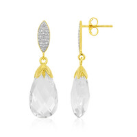 Orecchini in argento con Quarzo Bianco