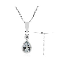 Collana in argento con Acquamarina