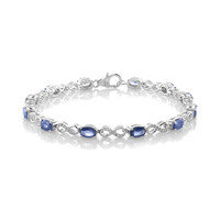 Bracciale in argento con Zaffiro Blu