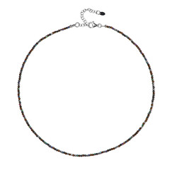 Collana in argento con Ematite Argentata