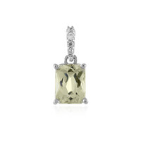 Ciondolo in argento con Kunzite Canarino