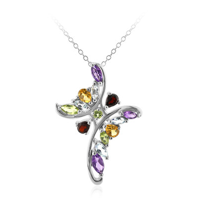 Collana in argento con Granato