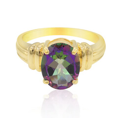 Anello in argento con Topazio Mistico