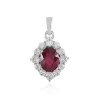 Ciondolo in argento con Rubino Bemainty