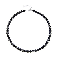 Collana in argento con Shungite