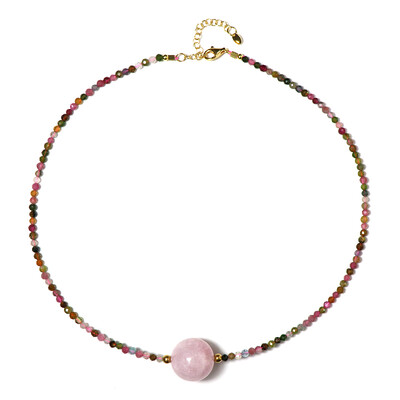 Collana in argento con Morganite