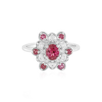 Anello in argento con Rubellite