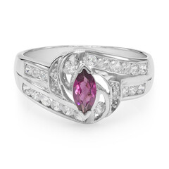 Anello in argento con Rodolite Rajasthan