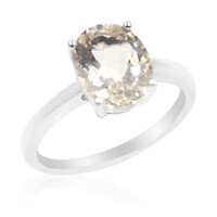Anello in argento con Labradorite Dorata