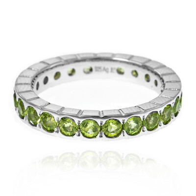 Anello in argento con Peridoto