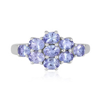 Anello in argento con Tanzanite