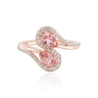 Anello in argento con Tormalina Rosa