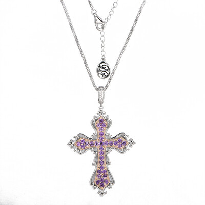 Collana in argento con Ametista Zambiana (Dallas Prince Designs)