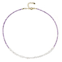 Collana in argento con Ametista Zambiana