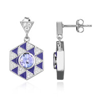 Orecchini in argento con Tanzanite