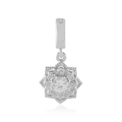 Ciondolo in argento con Zaffiro Bianco