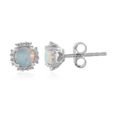 Orecchini in argento con Opale di Welo