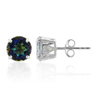 Orecchini in argento con Quarzo Mistico Blu