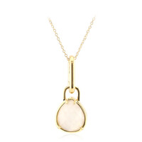 Collana in argento con Pietra di Luna Arcobaleno