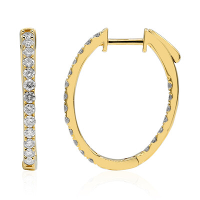 Orecchini in oro con Diamante I1 (H) (CIRARI)