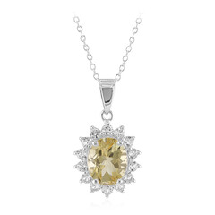 Collana in argento con Citrino