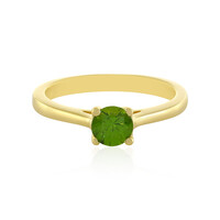 Anello in argento con Zircone Ceylon Verde