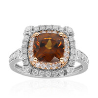 Anello in oro con Zircone Cognac (CIRARI)
