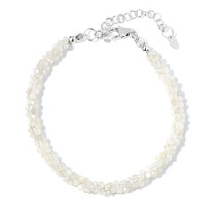 Bracciale in argento con Pietra di Luna Bianca